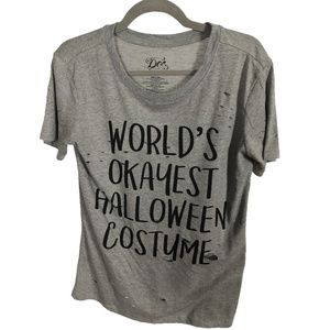 DOE Juniors' Halloween Costume Graphic T-Shirt